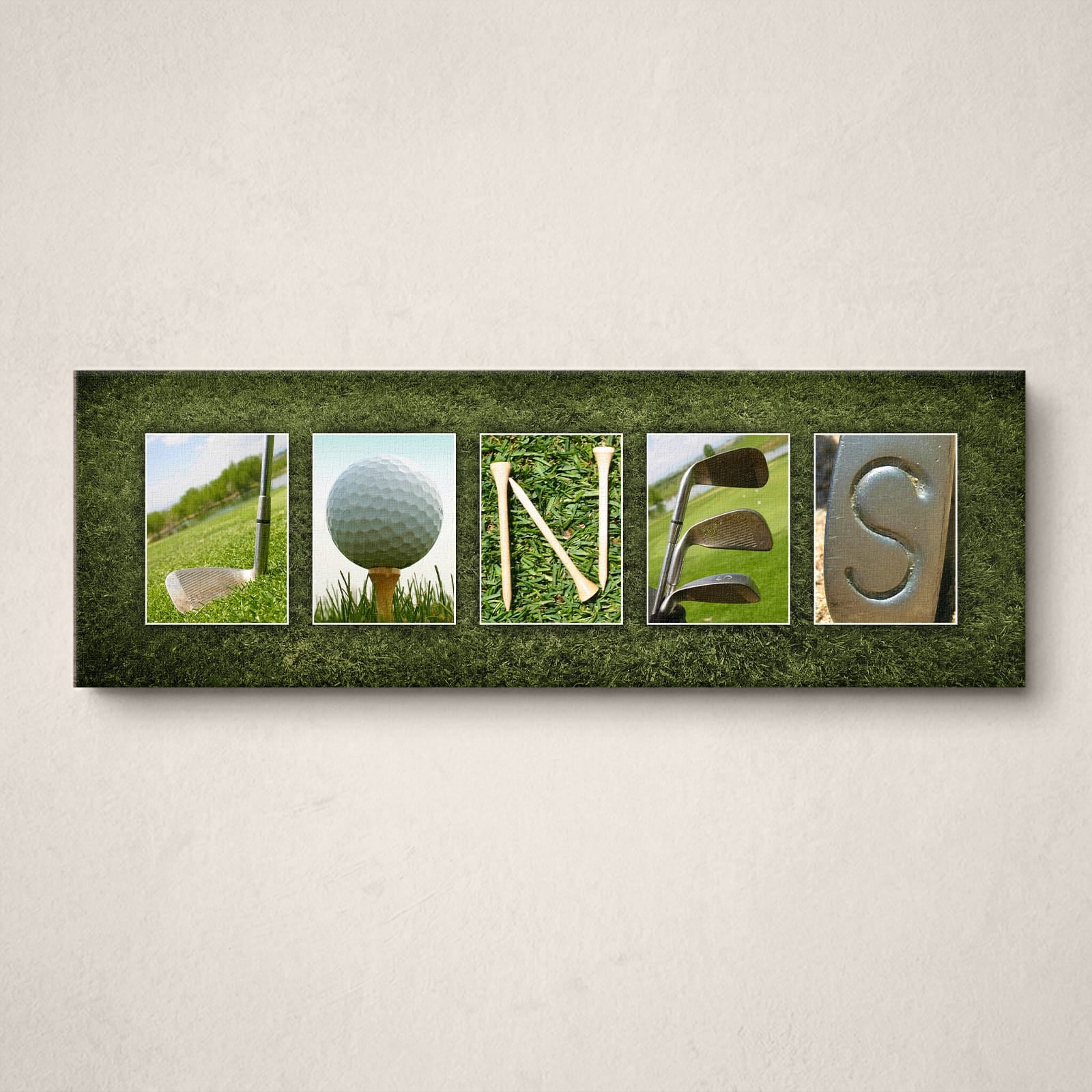 Personal-Prints art Golf Name Art Print