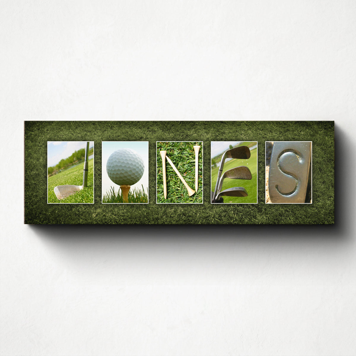 Personal-Prints art Golf Name Art Print