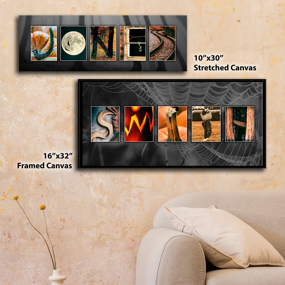 Personal-Prints art Halloween Letters Name Print