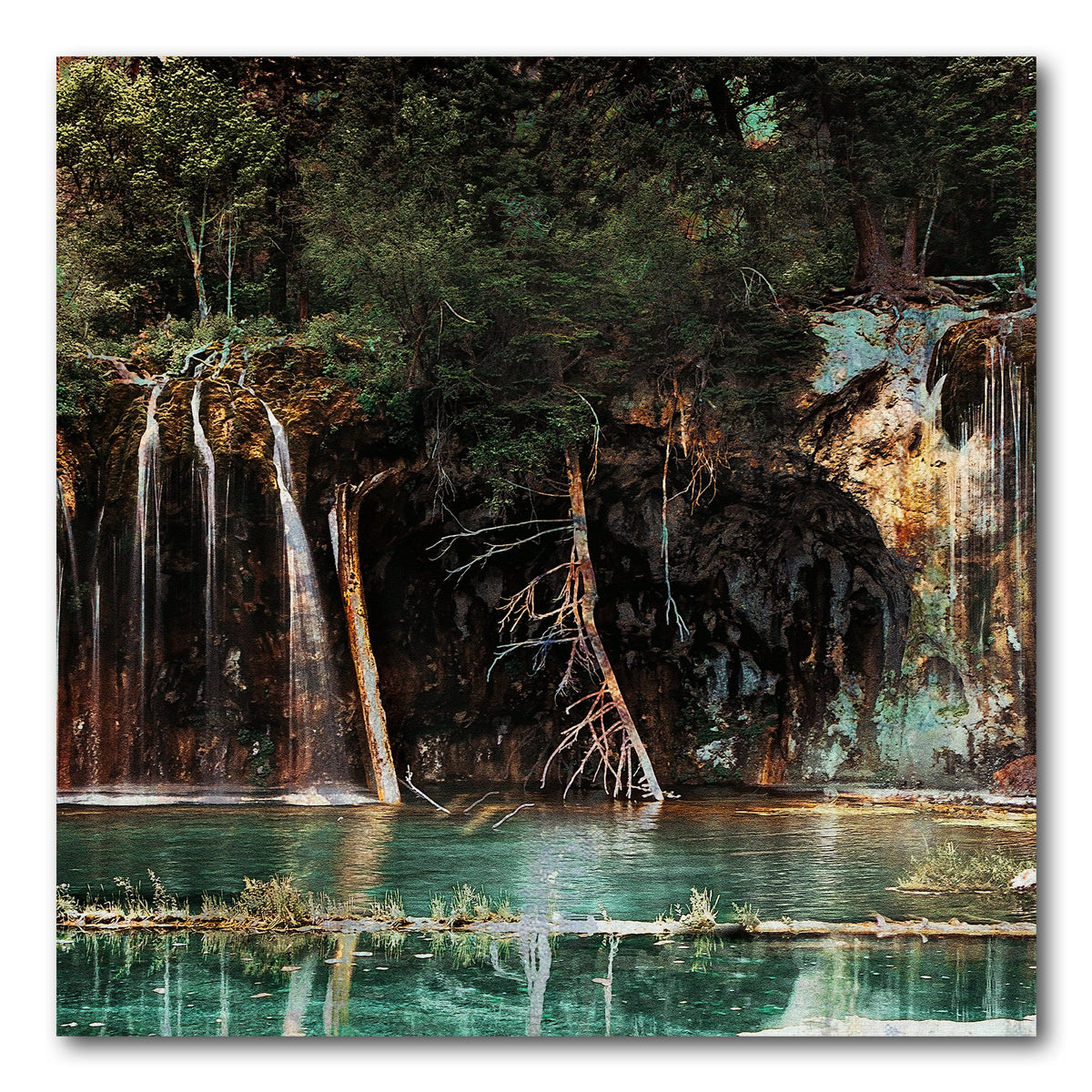 Personal-Prints art Hanging Lake Landscape - Triptych