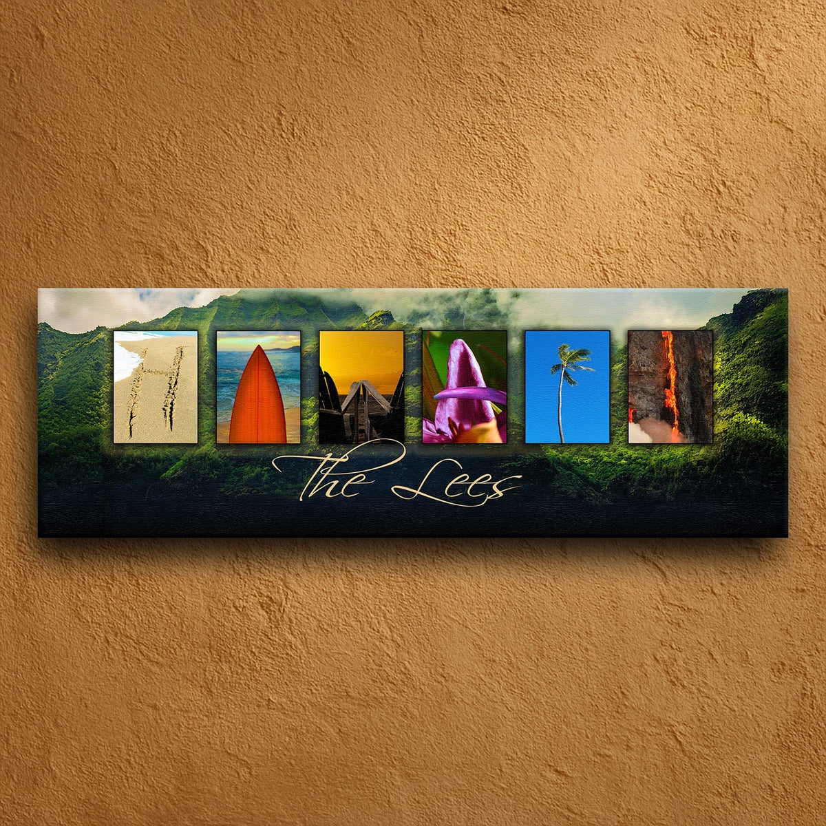 Personal-Prints art HAWAII - State Name Art
