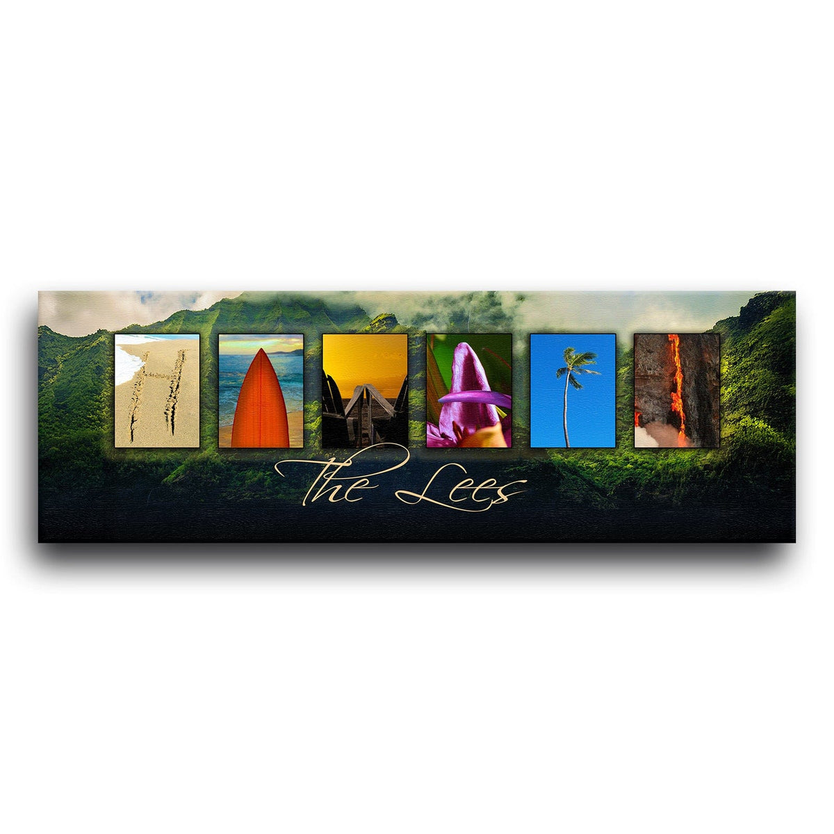 Personal-Prints art HAWAII - State Name Art