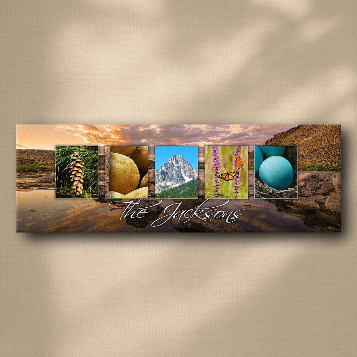 Personal-Prints art IDAHO - State Name Art