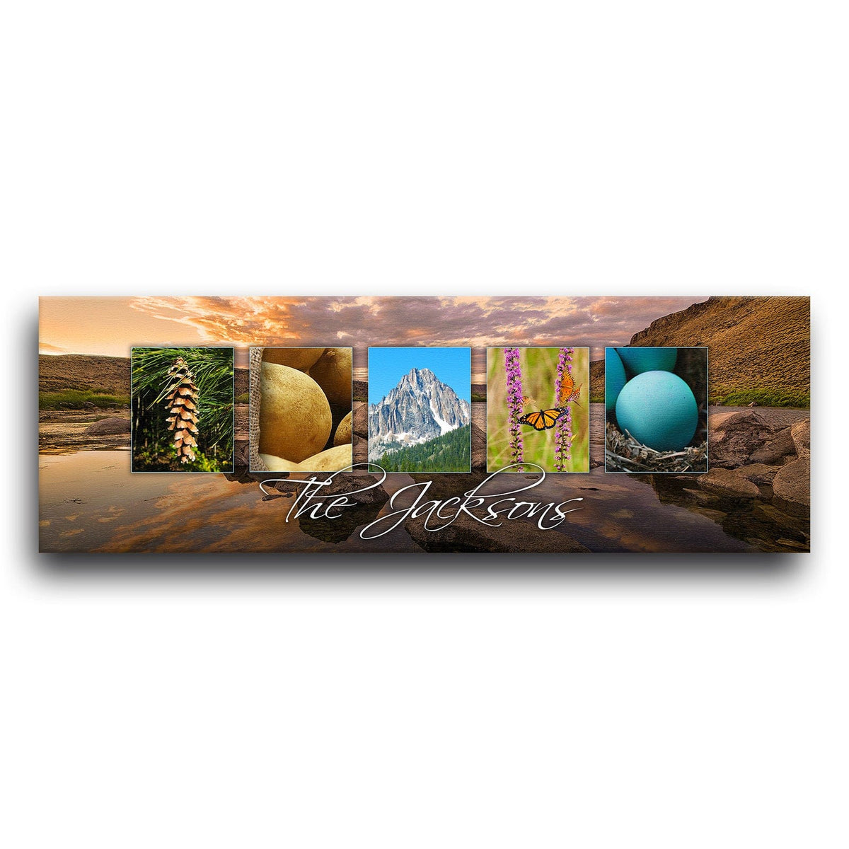 Personal-Prints art IDAHO - State Name Art