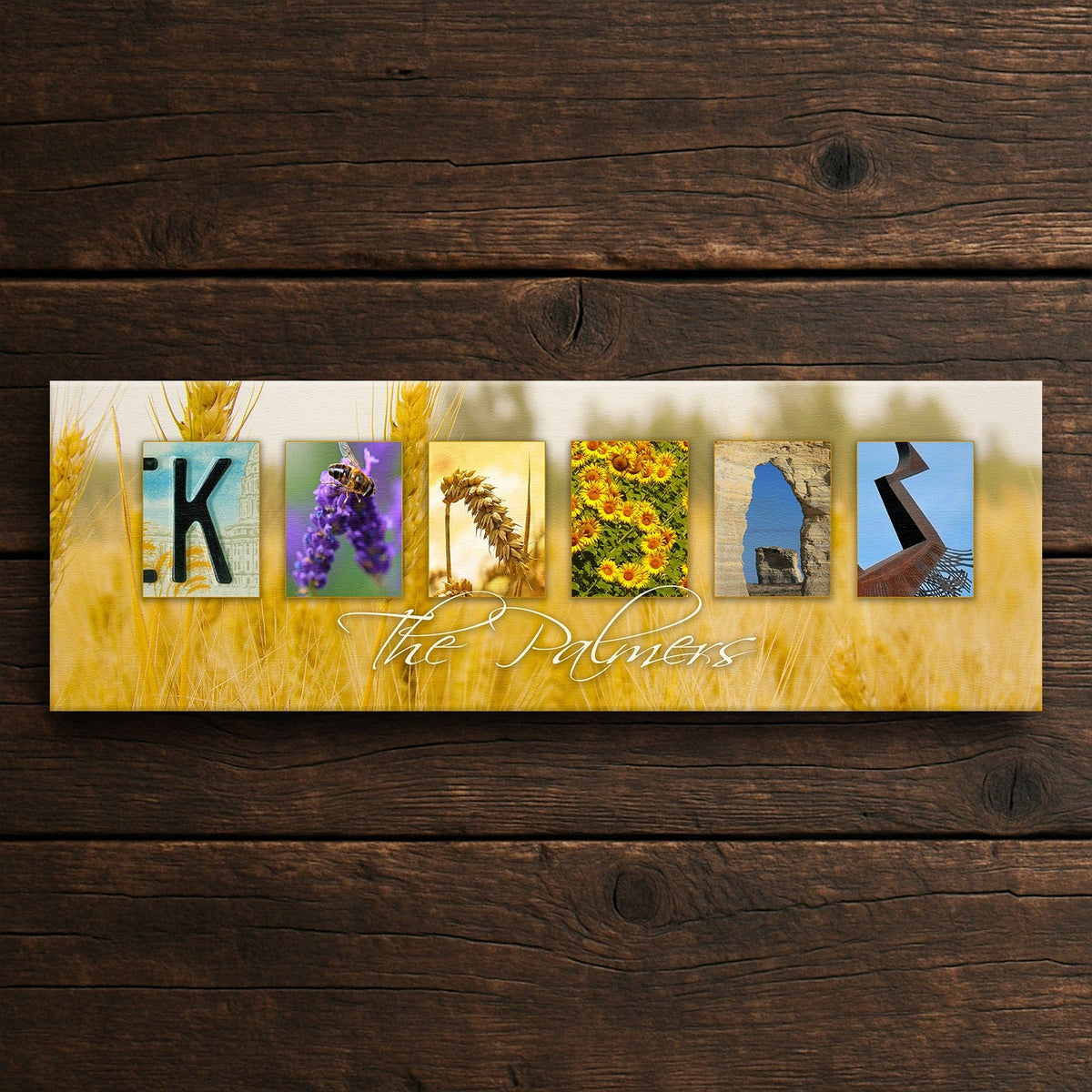 Personal-Prints art KANSAS - State Name Art