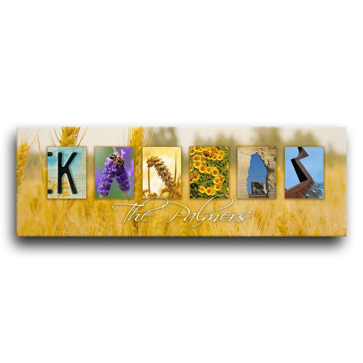 Personal-Prints art KANSAS - State Name Art
