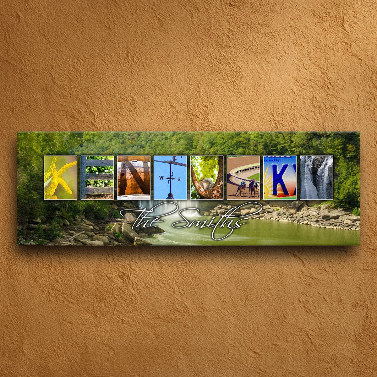Personal-Prints art KENTUCKY - State Name Art