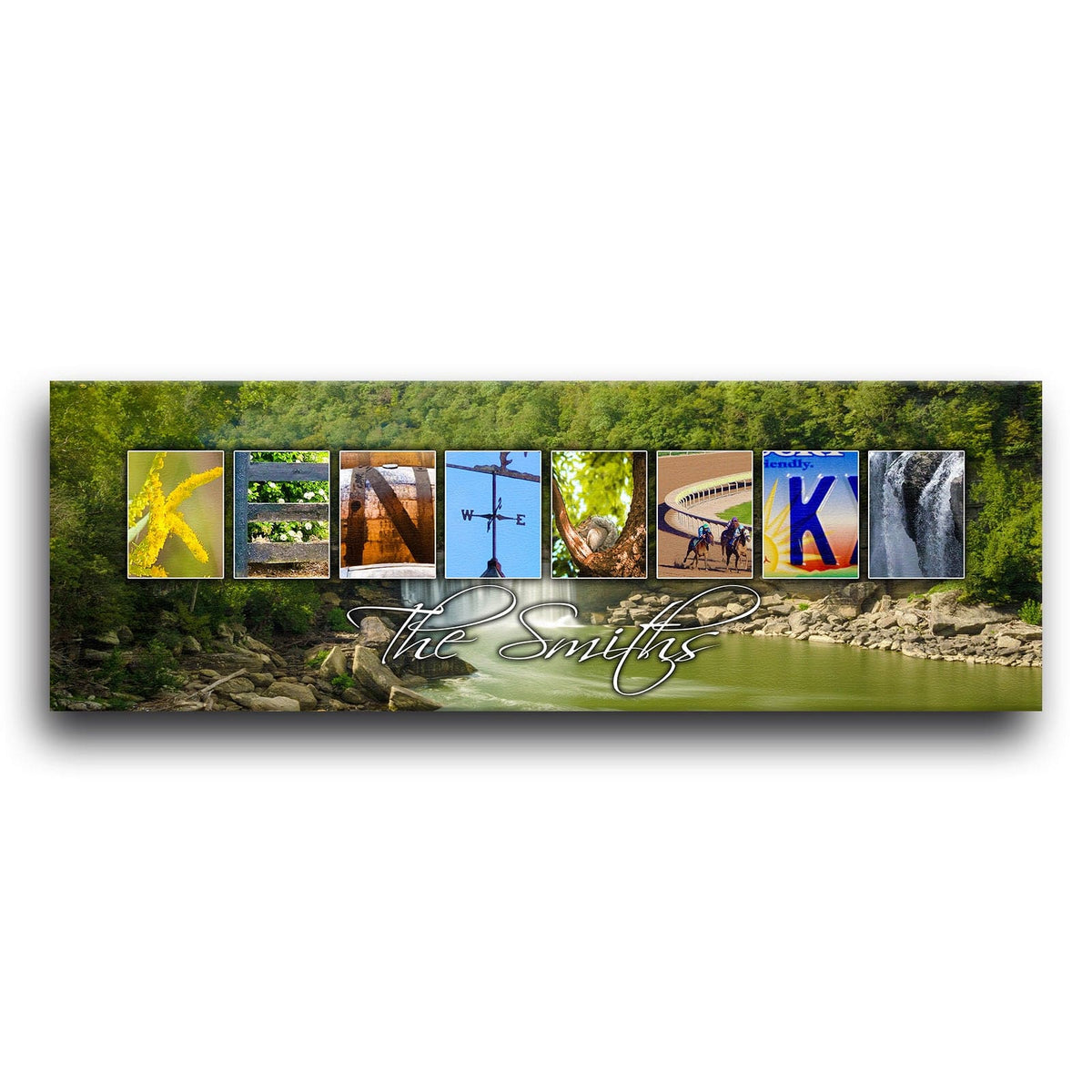 Personal-Prints art KENTUCKY - State Name Art