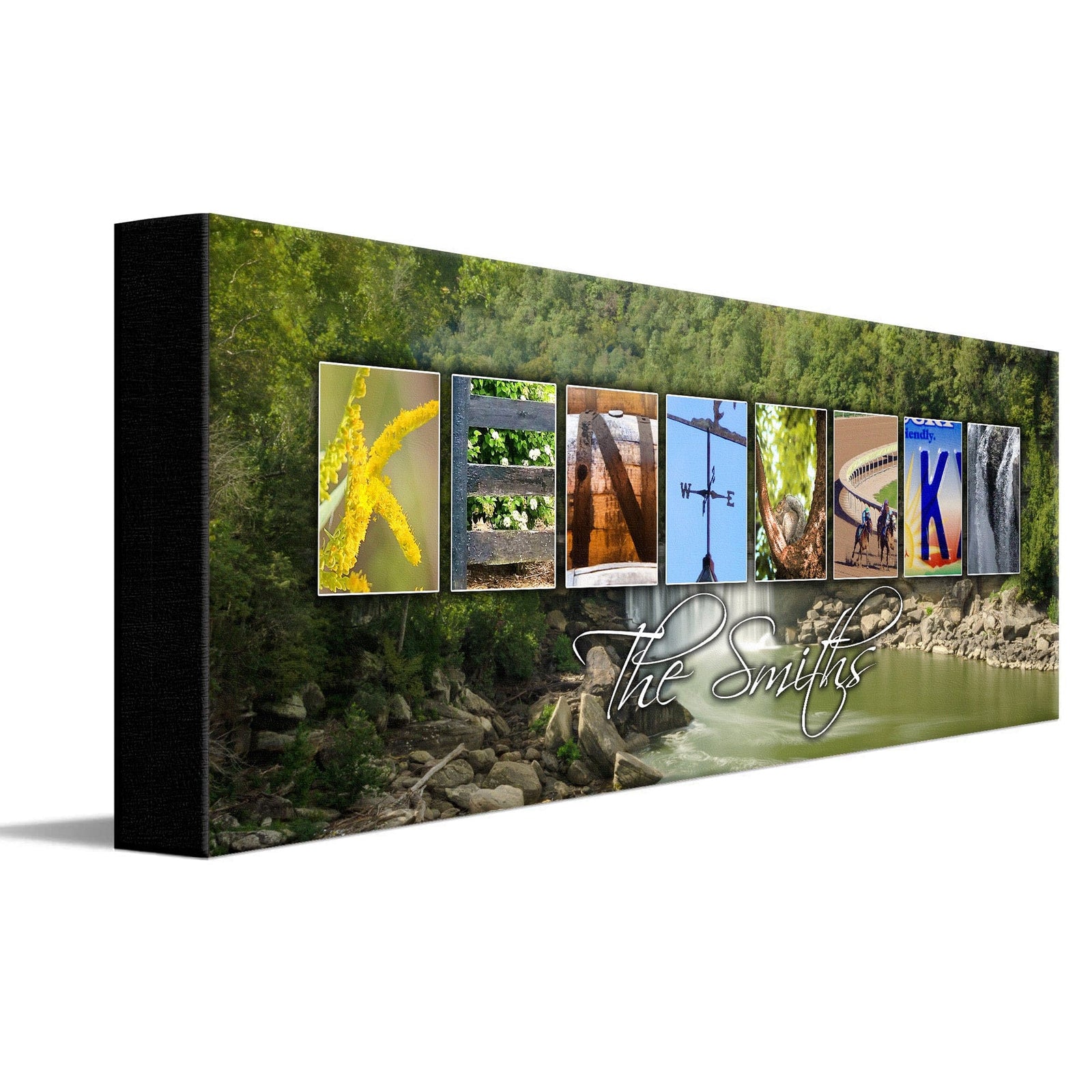 Personal-Prints art KENTUCKY - State Name Art