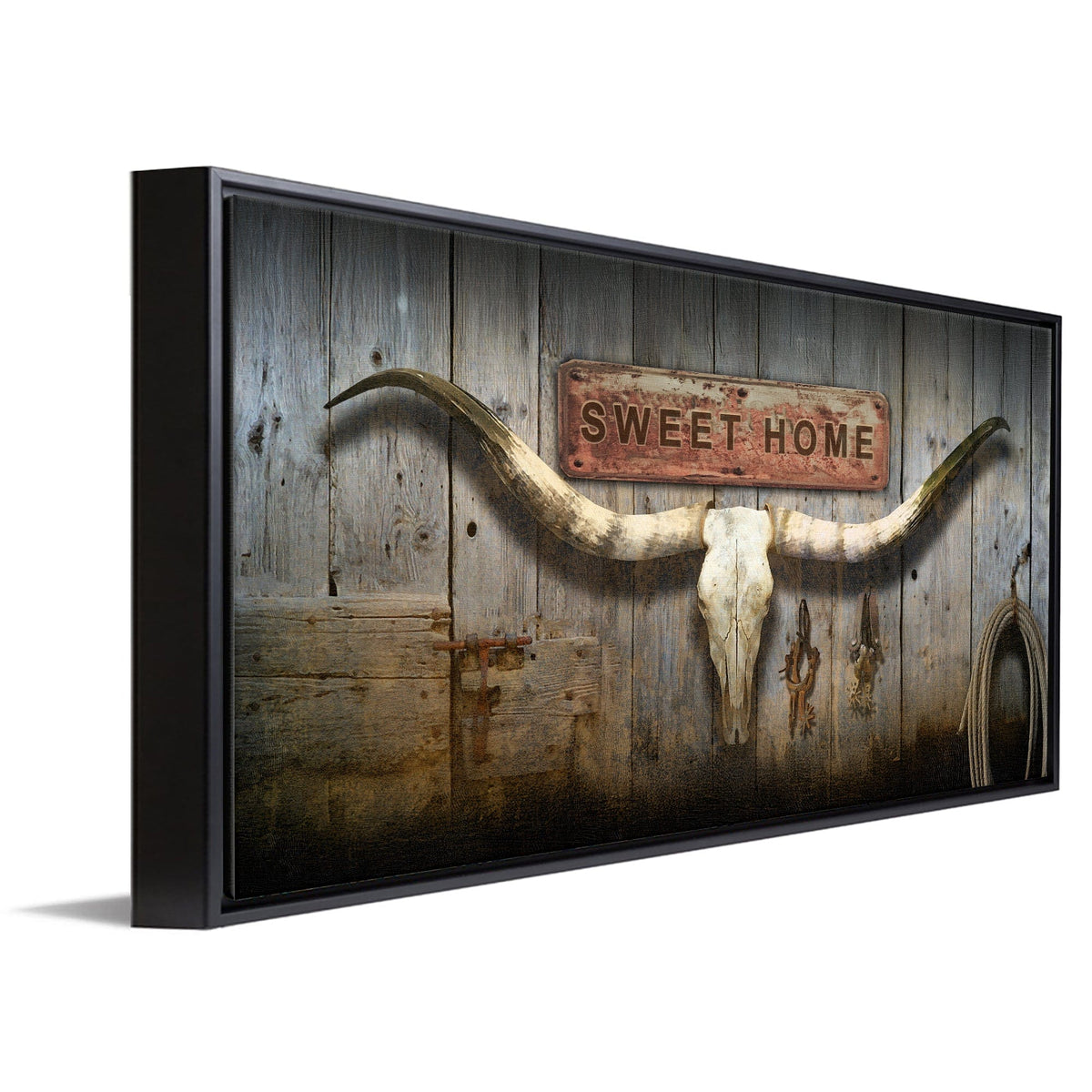 Personal-Prints art Longhorn Skull Art