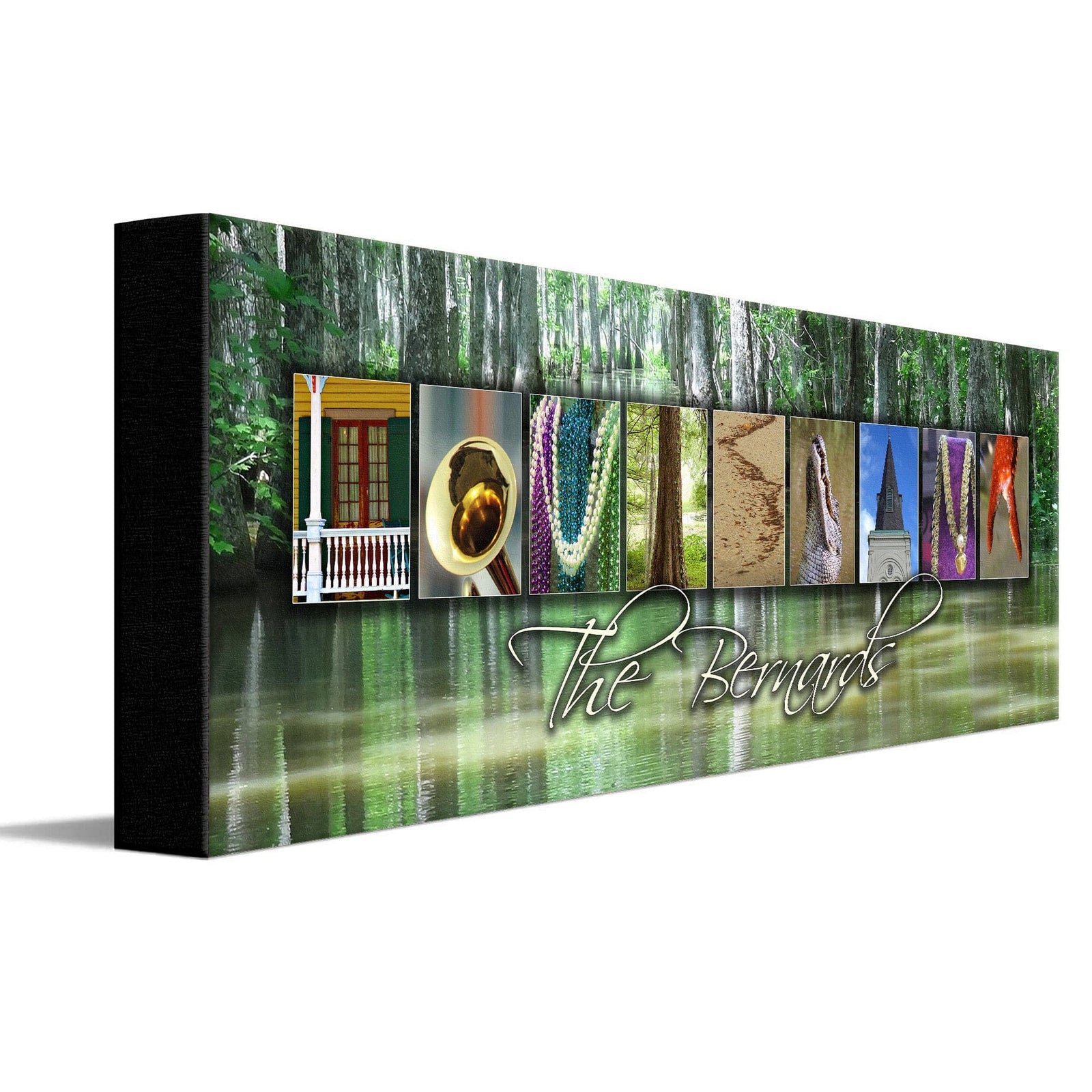 Personal-Prints art LOUISIANA - State Name Art