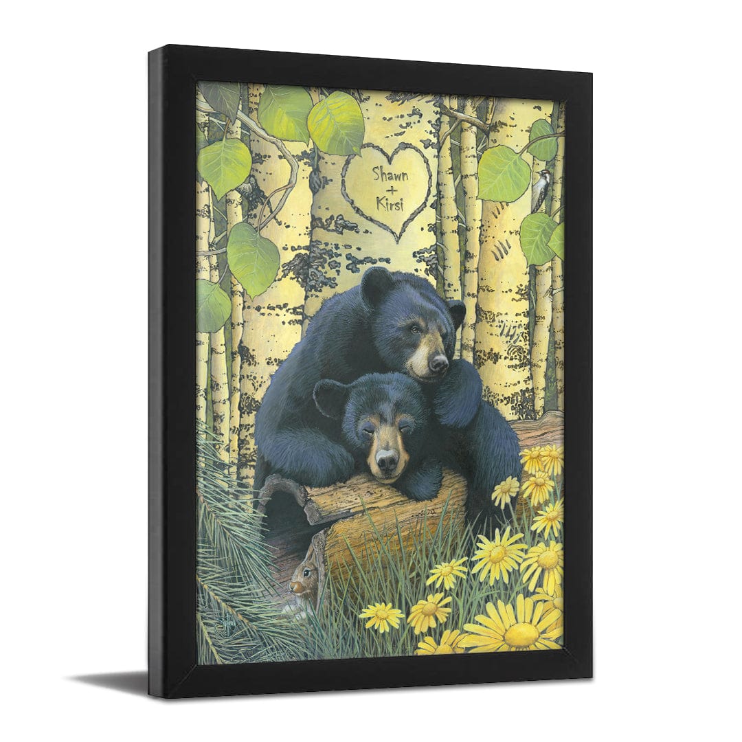 Personal-Prints art 11&quot;x14&quot; Framed Paper Print Love Bears