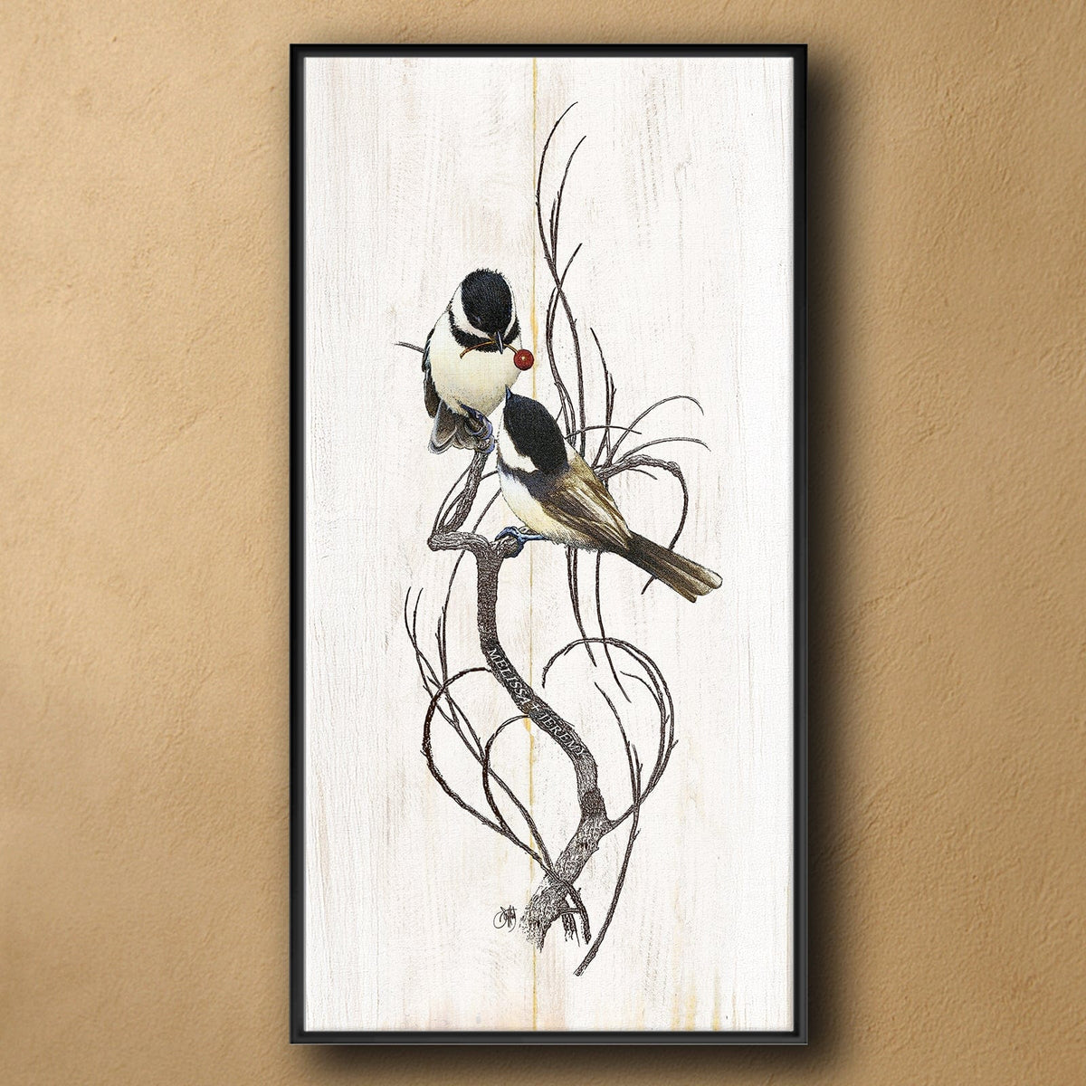 Personal-Prints art 16&quot;x32&quot; Float Framed Canvas Love is in The Air 2