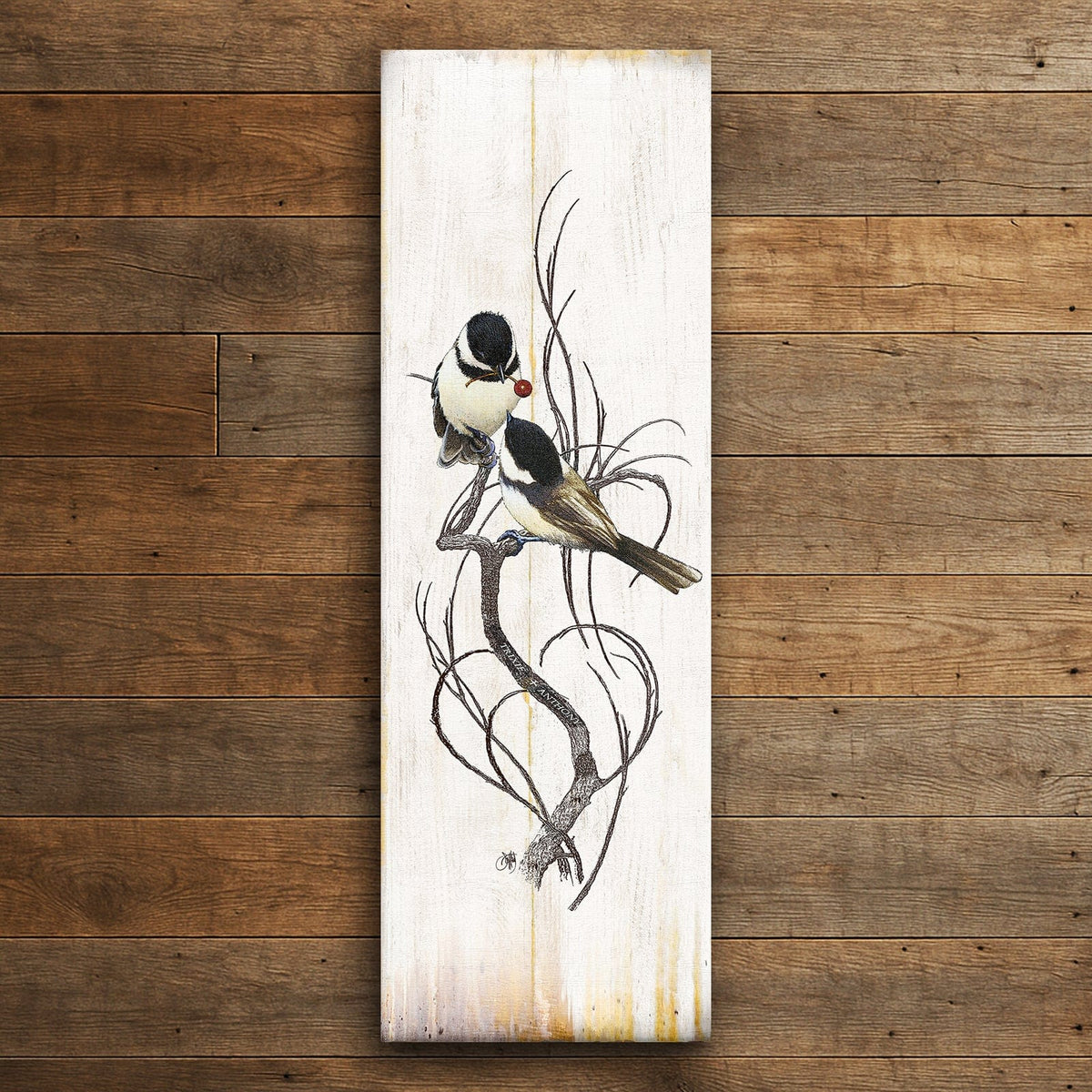 Personal-Prints art 10&quot;x30&quot; Stretched Canvas Love is in The Air 2
