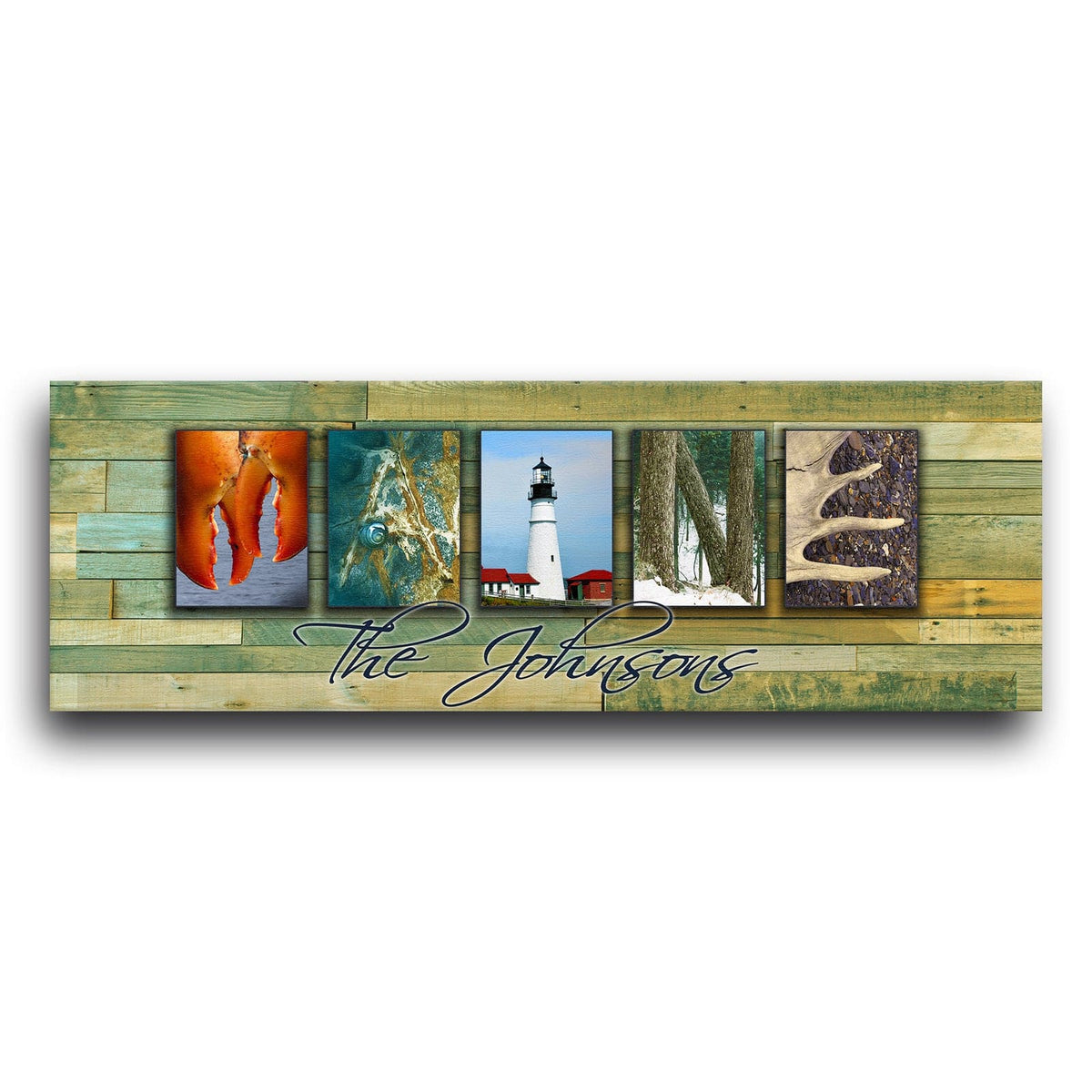 Personal-Prints art MAINE - State Name Art