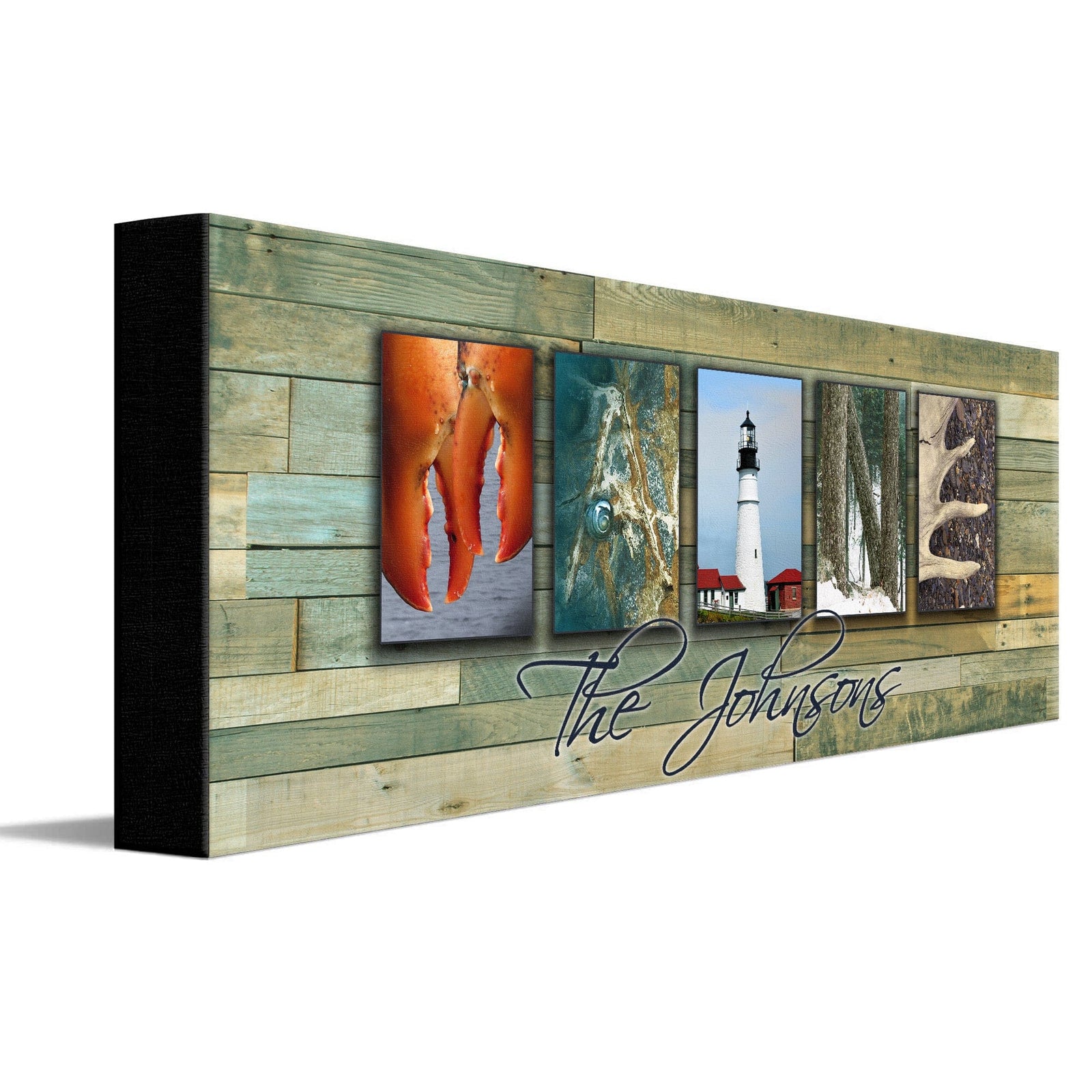 Personal-Prints art MAINE - State Name Art