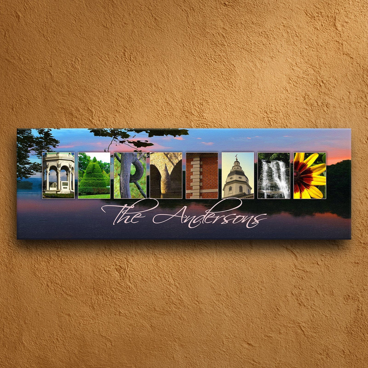 Personal-Prints art MARYLAND - State Name Art