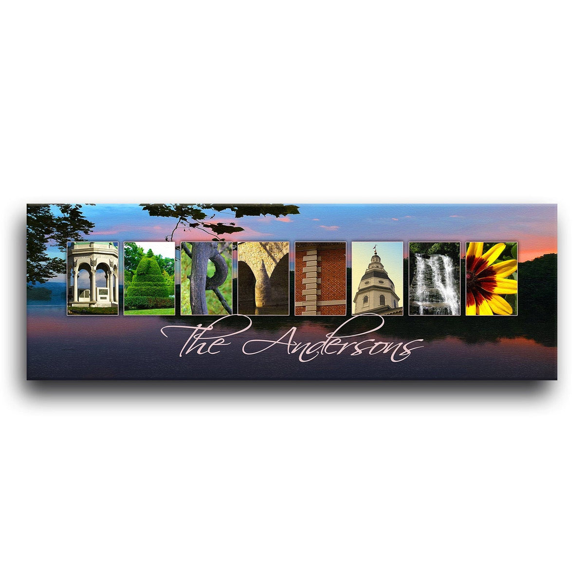 Personal-Prints art MARYLAND - State Name Art