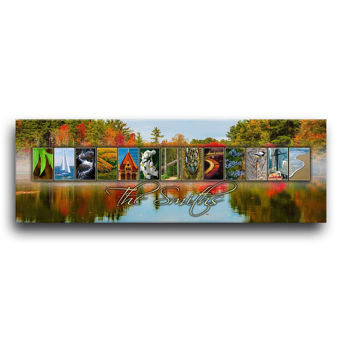 Personal-Prints art MASSACHUSETTS - State Name Art