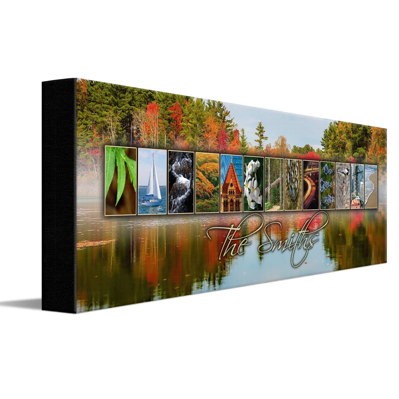 Personal-Prints art MASSACHUSETTS - State Name Art