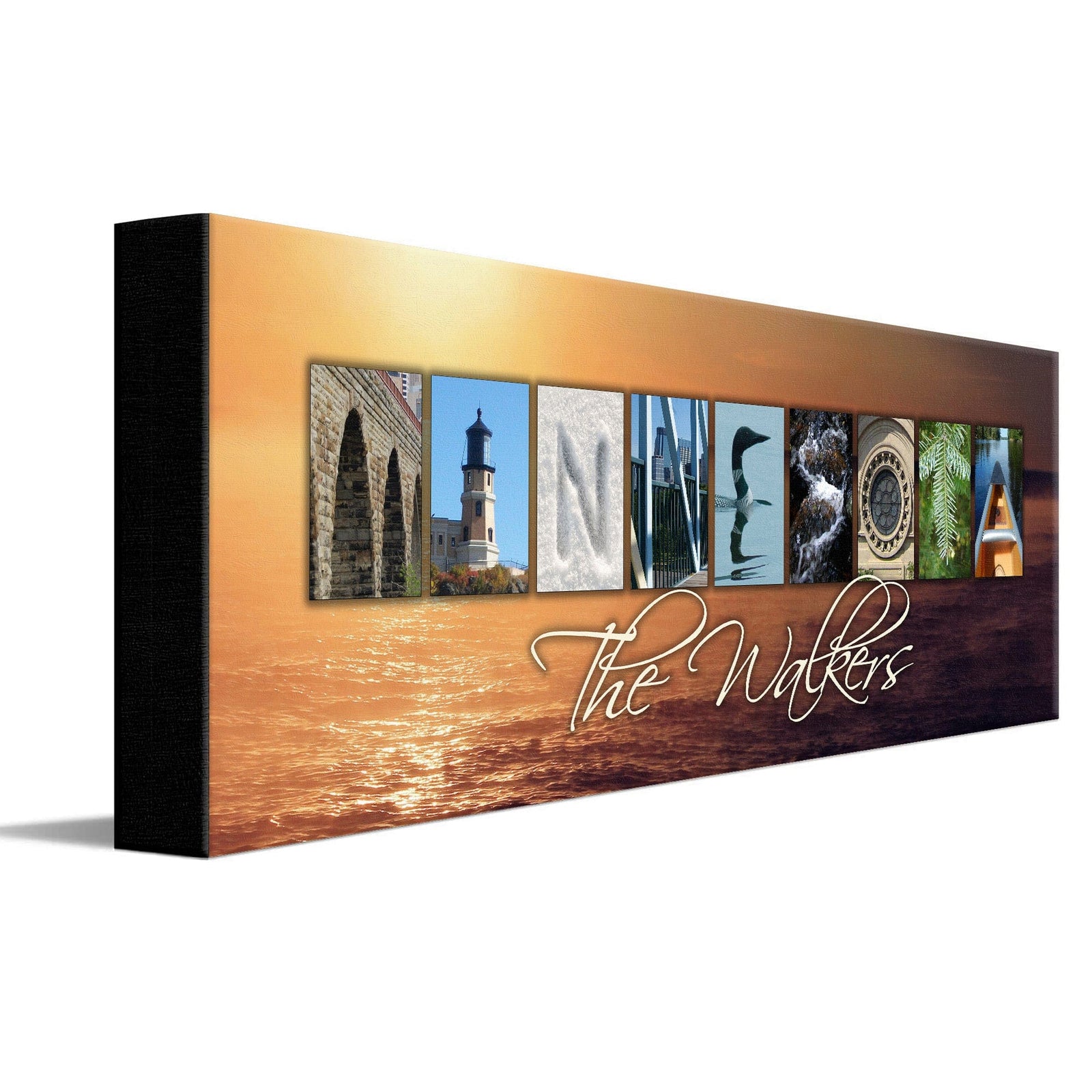 Personal-Prints art MINNESOTA - State Name Art