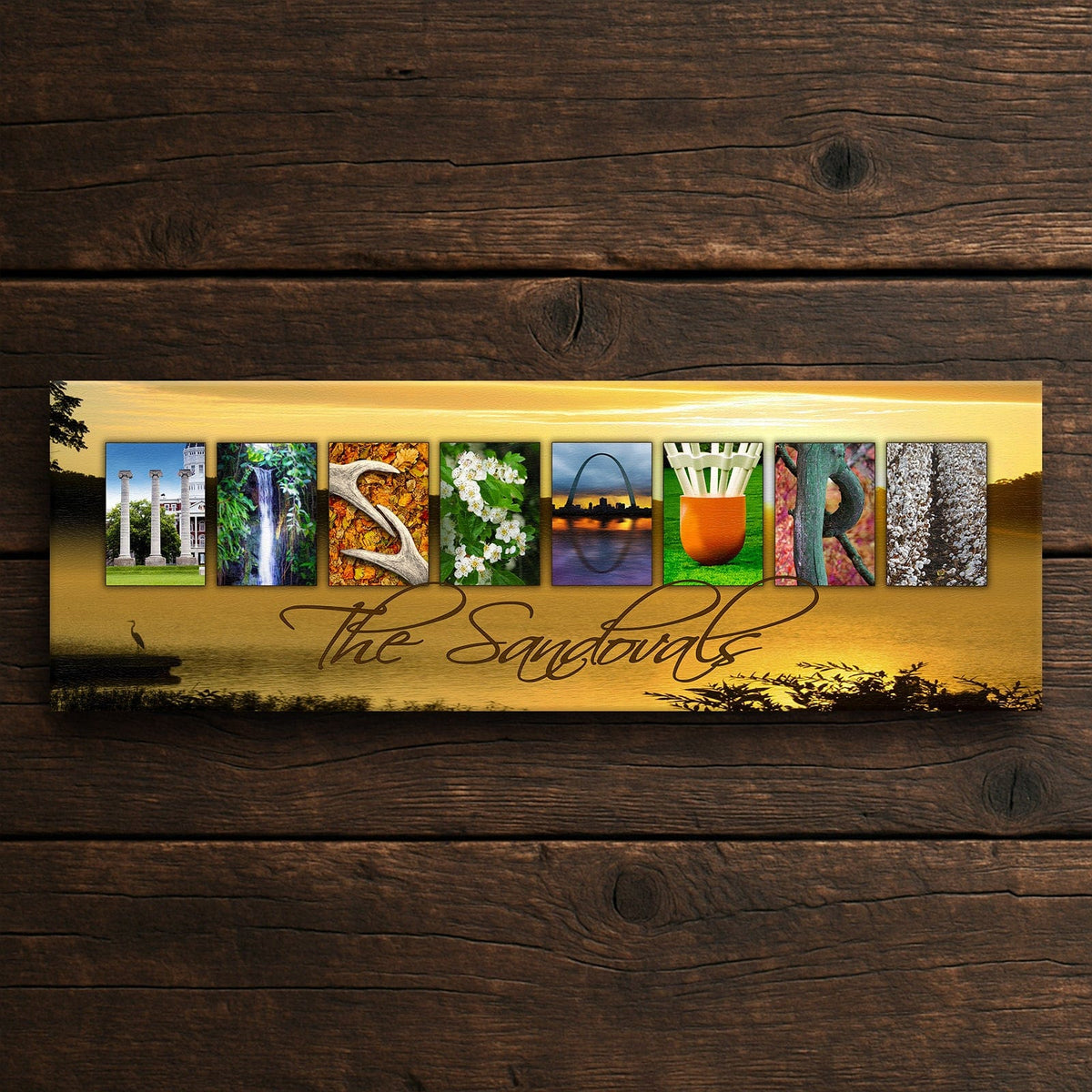 Personal-Prints art MISSOURI - State Name Art