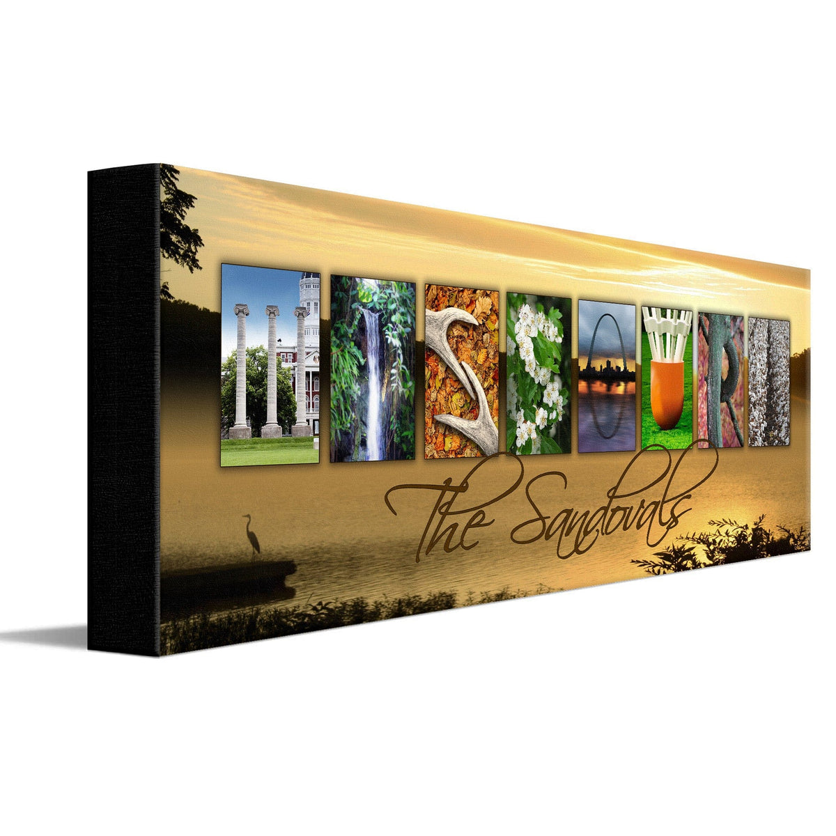 Personal-Prints art MISSOURI - State Name Art
