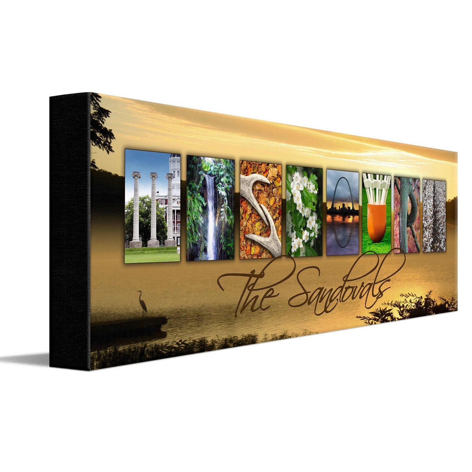 Personal-Prints art MISSOURI - State Name Art