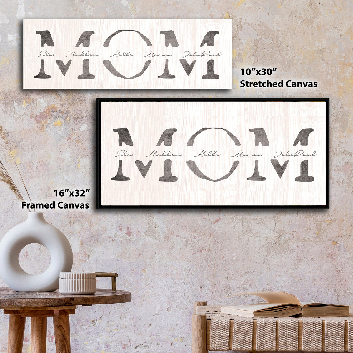 Personal-Prints art Mom &amp; Children Personalized Sign