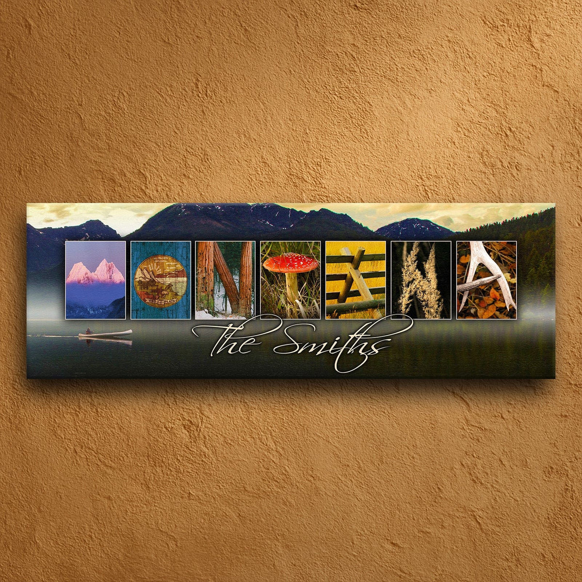 Personal-Prints art MONTANA - State Name Art