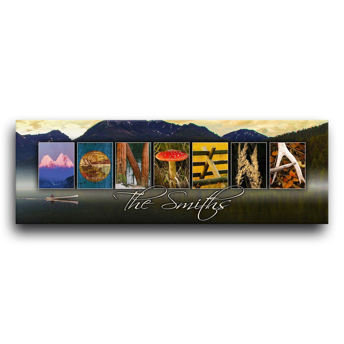 Personal-Prints art MONTANA - State Name Art
