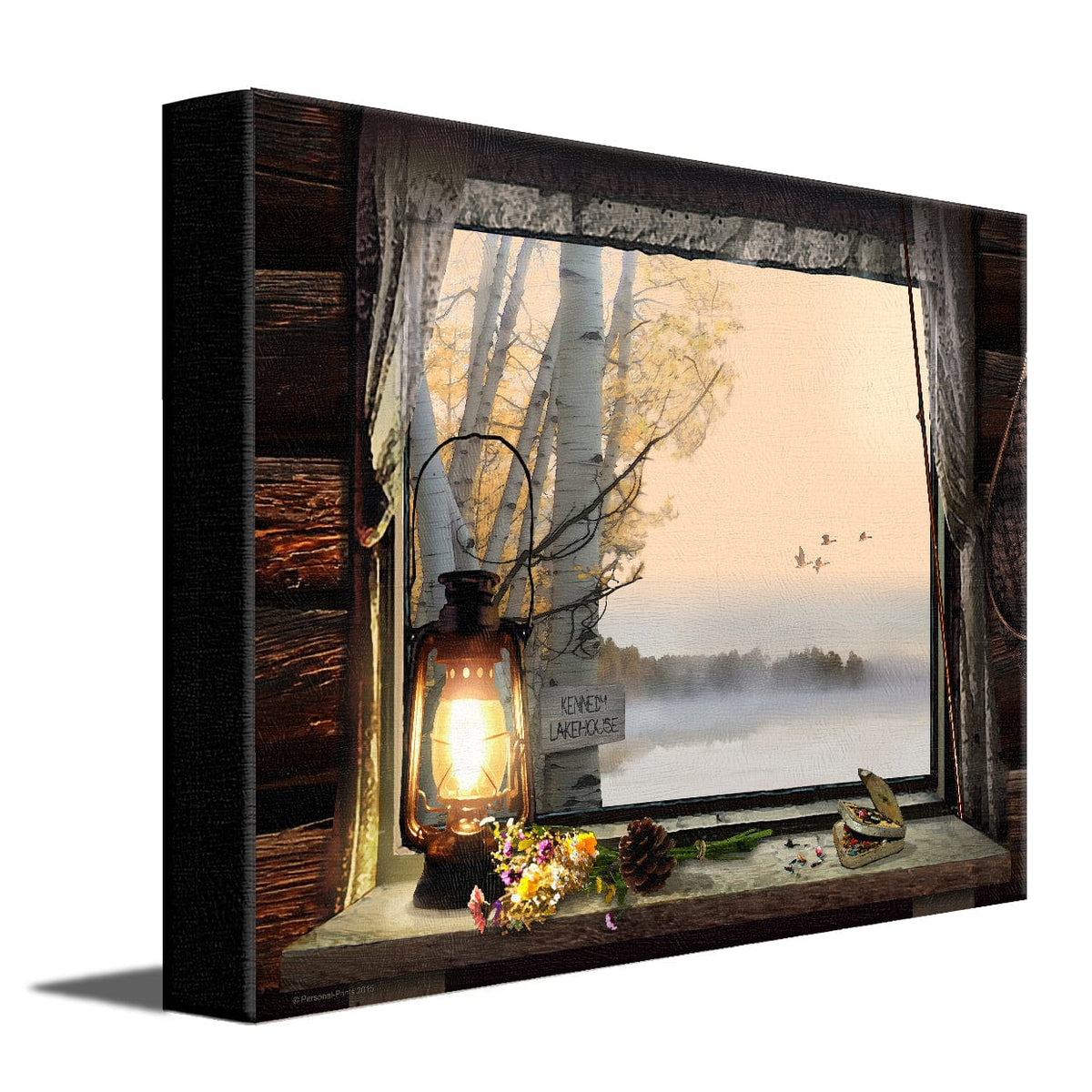Personal-Prints art 11&quot;x14&quot; Stretched Canvas Morning View