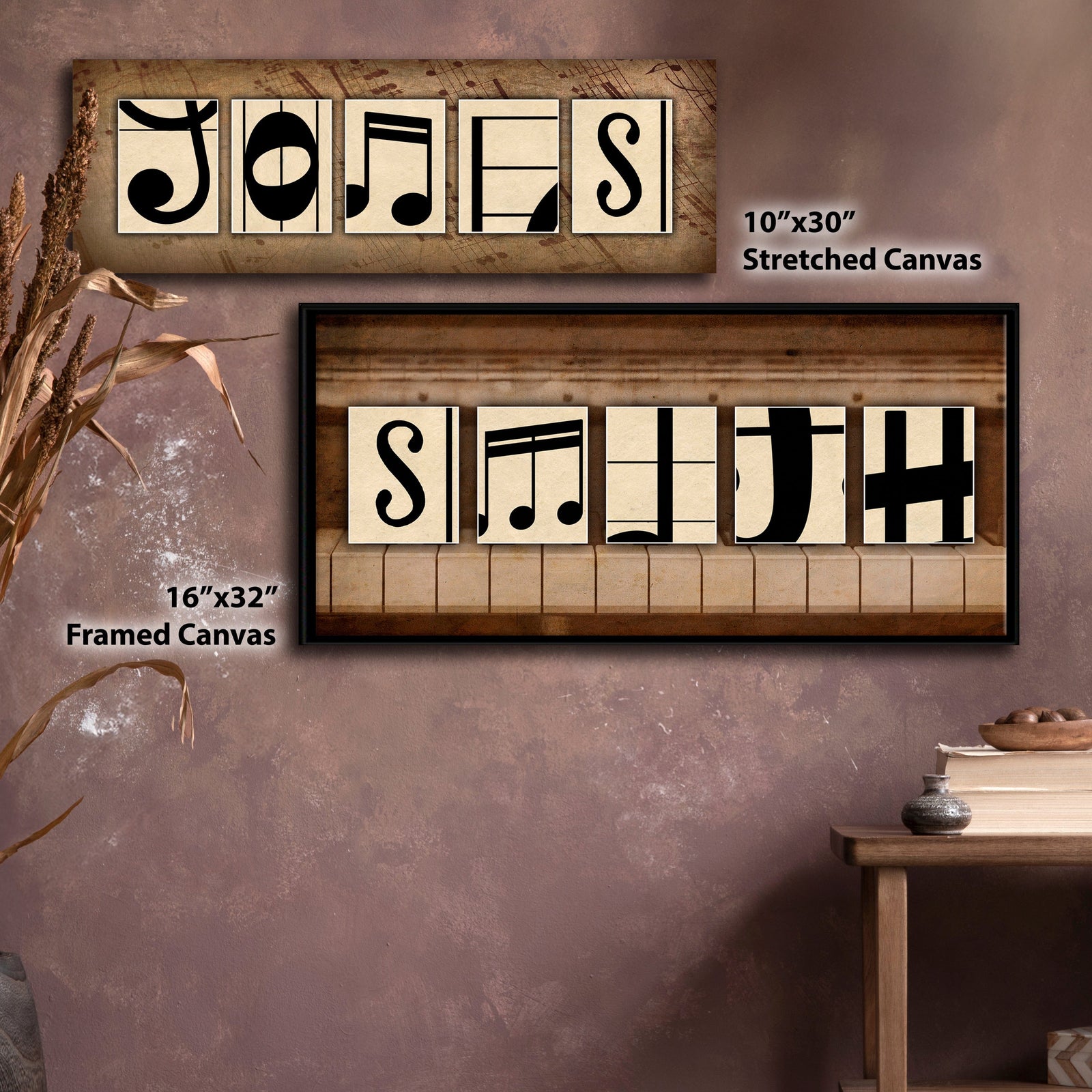Personal-Prints art Music Letters Name Print