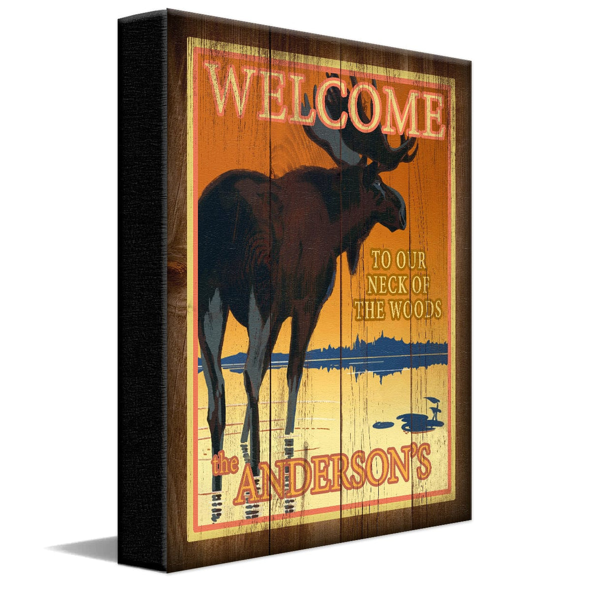 Personal-Prints art 11&quot;x14&quot; Stretched Canvas Neck of the Woods