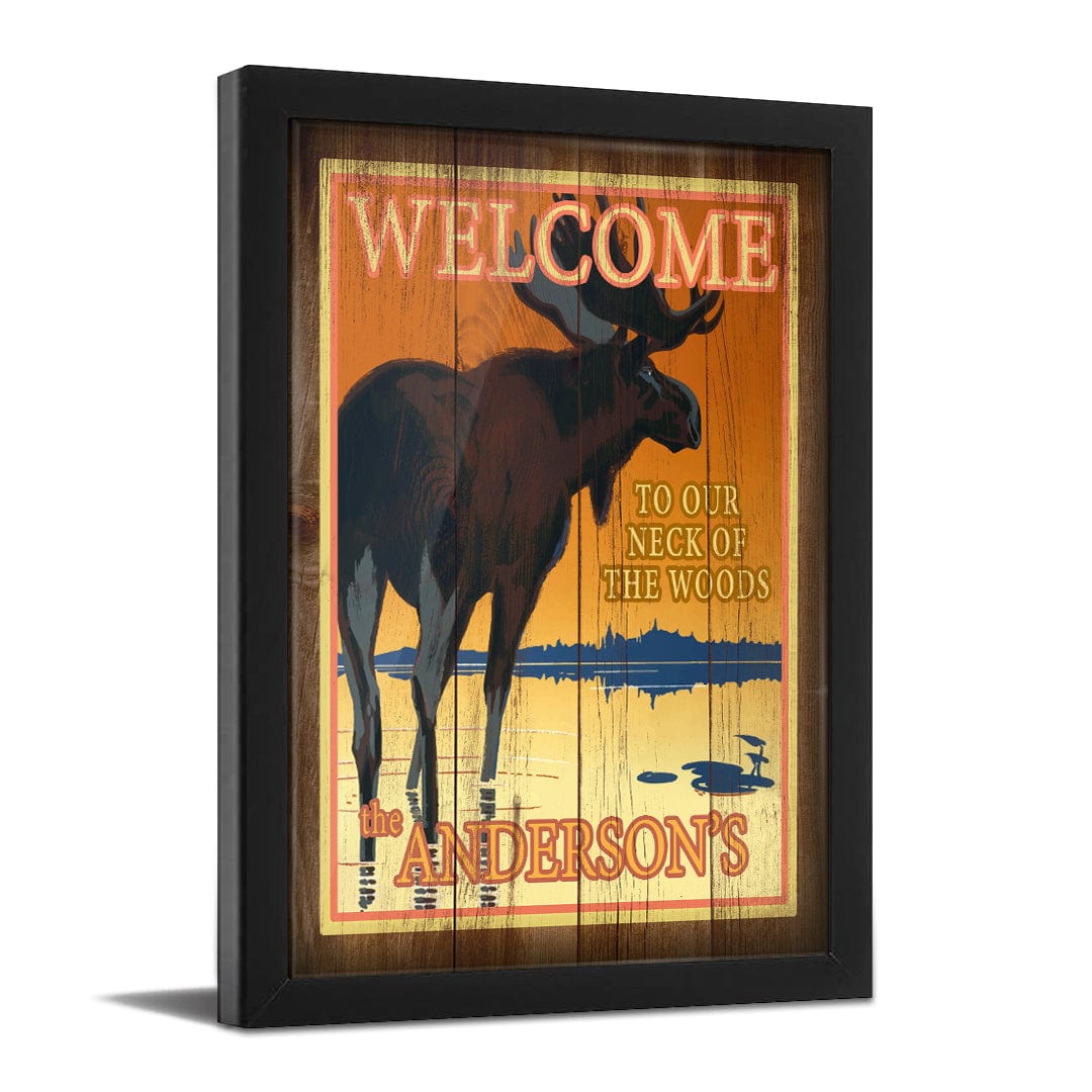 Personal-Prints art 11&quot;x14&quot; Framed Paper Print Neck of the Woods