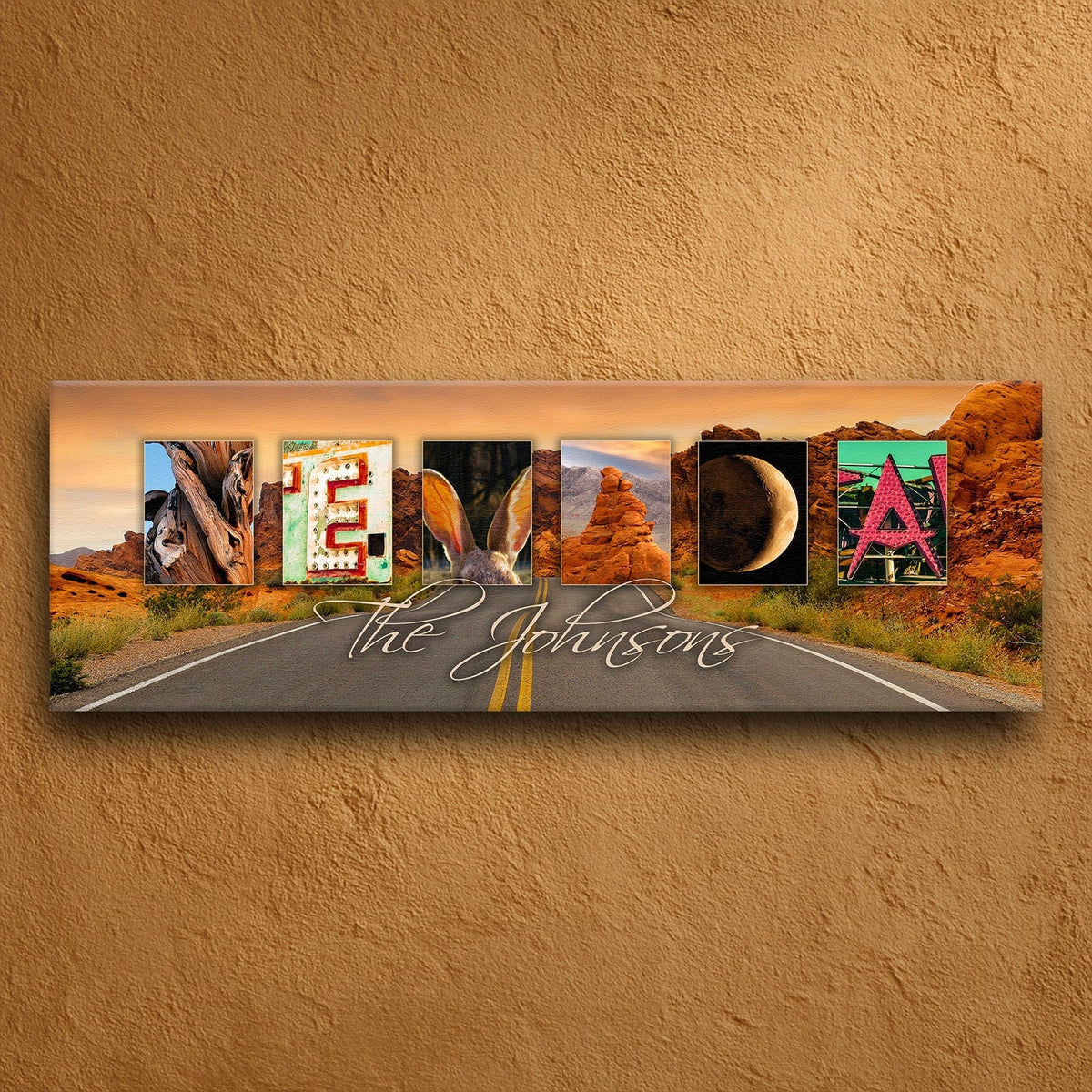 Personal-Prints art NEVADA - State Name Art