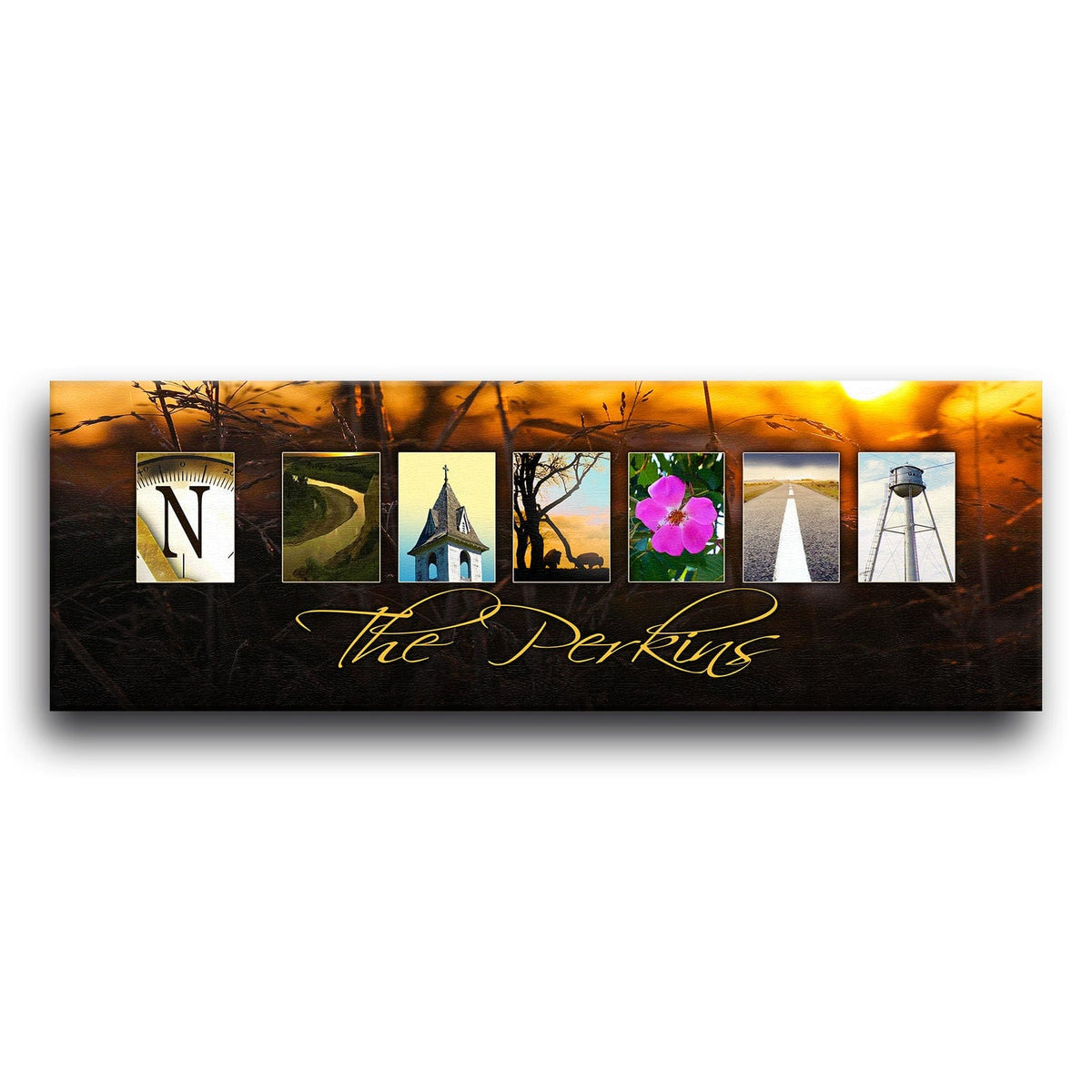 Personal-Prints art NORTH DAKOTA - State Name Art