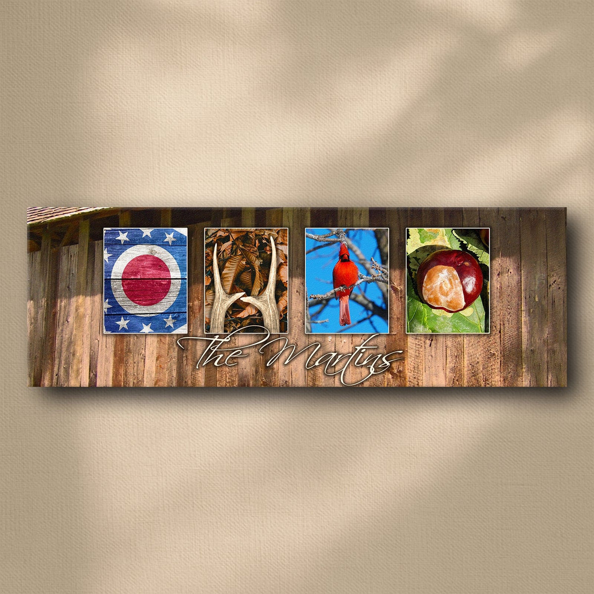 Personal-Prints art OHIO - State Name Art