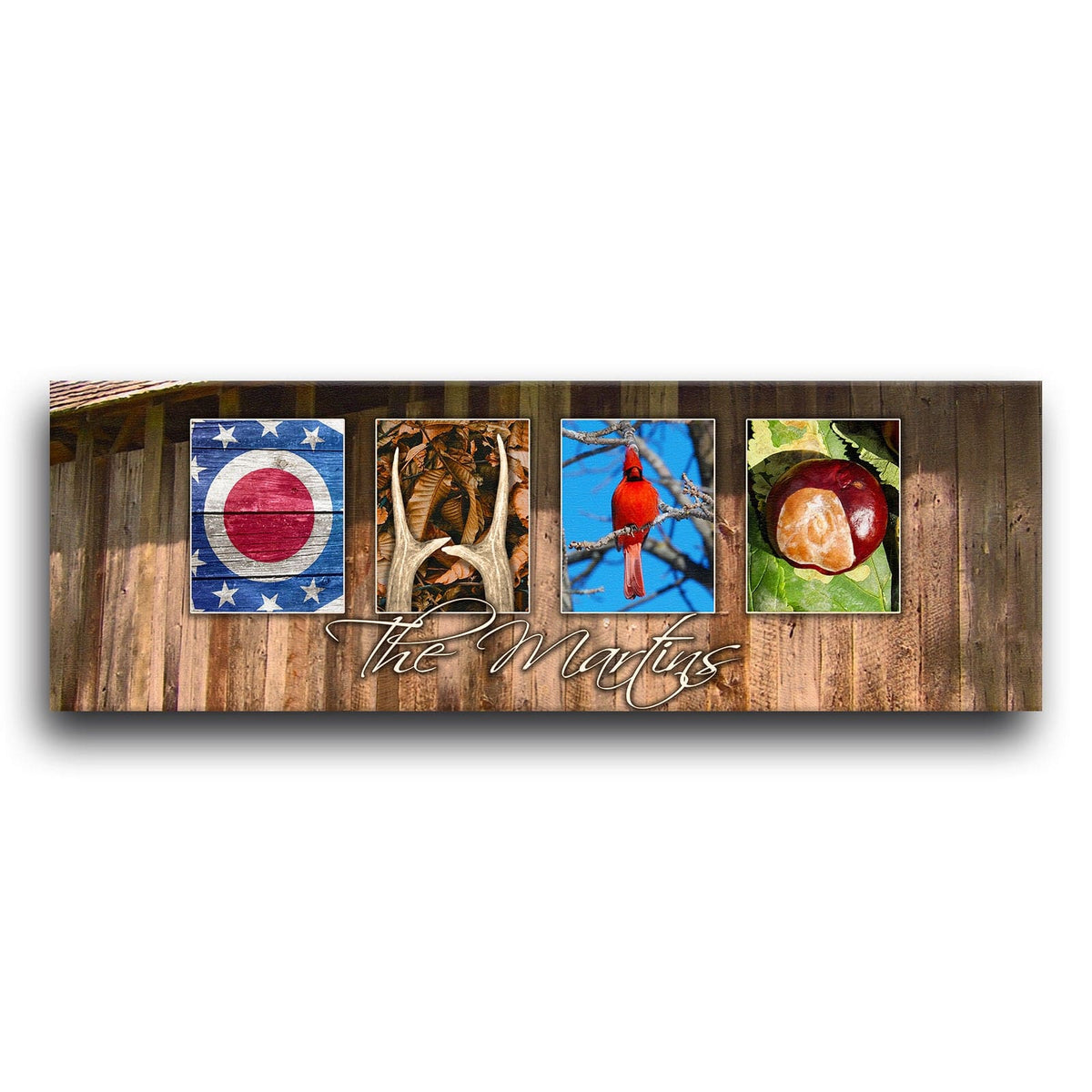 Personal-Prints art OHIO - State Name Art
