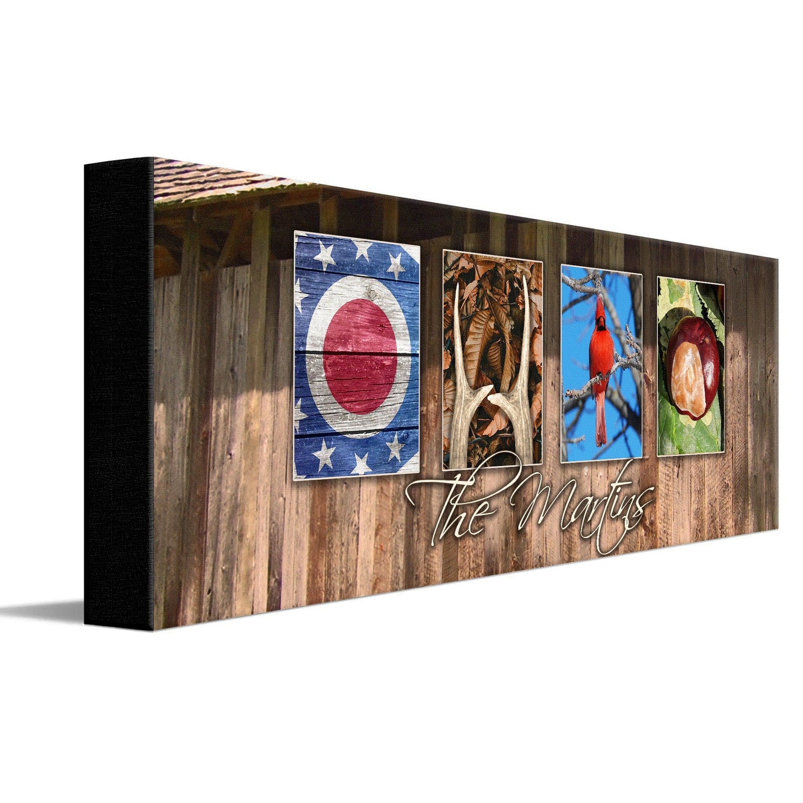 Personal-Prints art OHIO - State Name Art