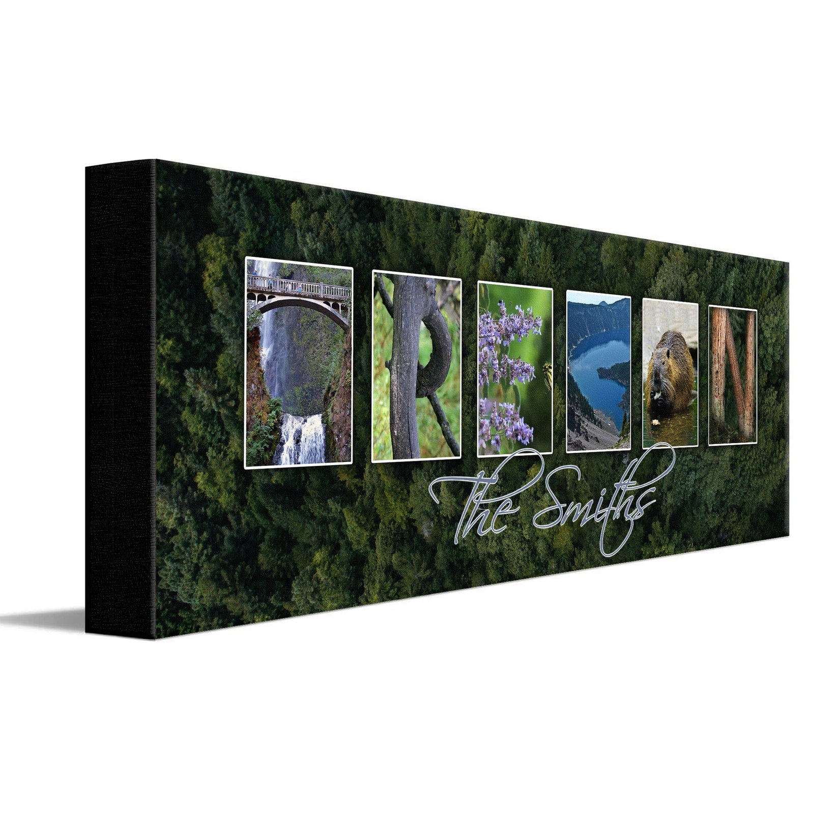 Personal-Prints art OREGON - State Name Art