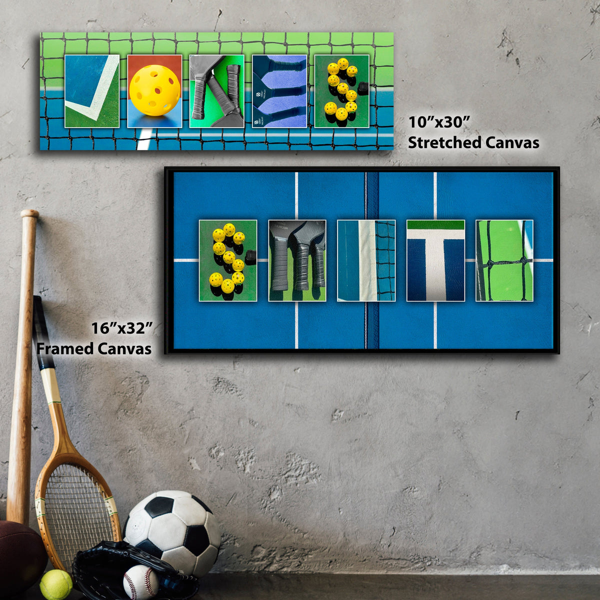 Personal-Prints art Pickleball Name Art Print