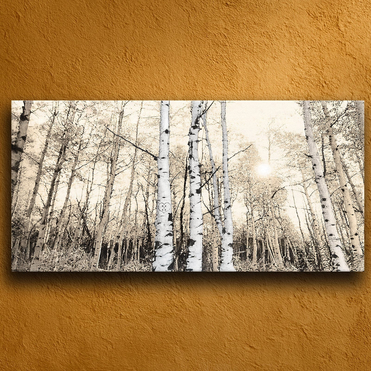 Personal-Prints art 16&quot;x32&quot; Stretched Canvas Quaking Aspen
