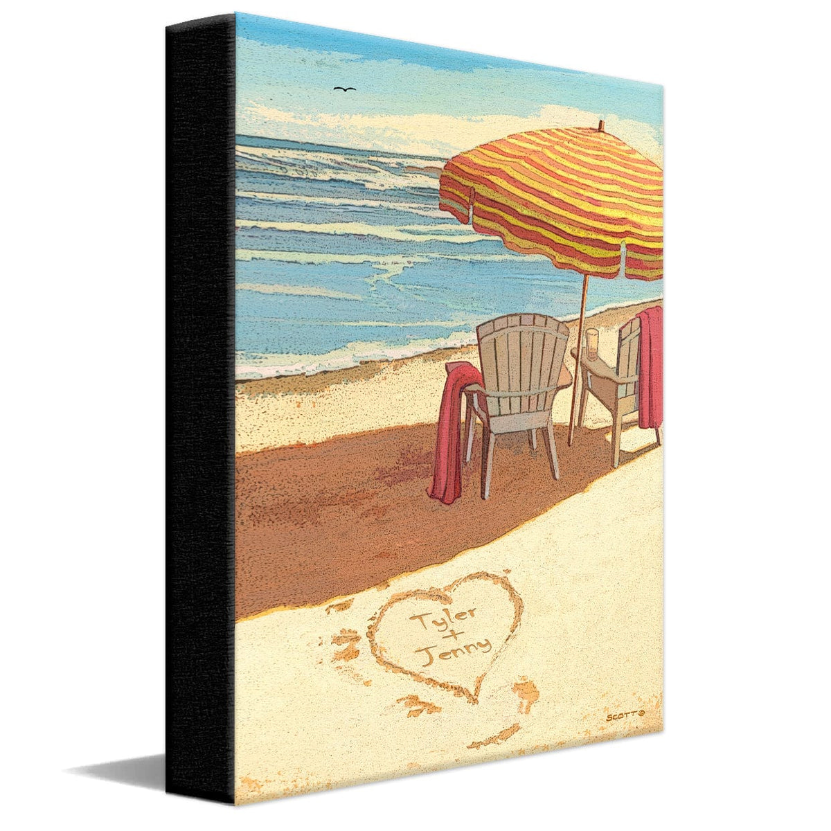 Personal-Prints art 8&quot;x10&quot; Stretched Canvas Sea Breeze