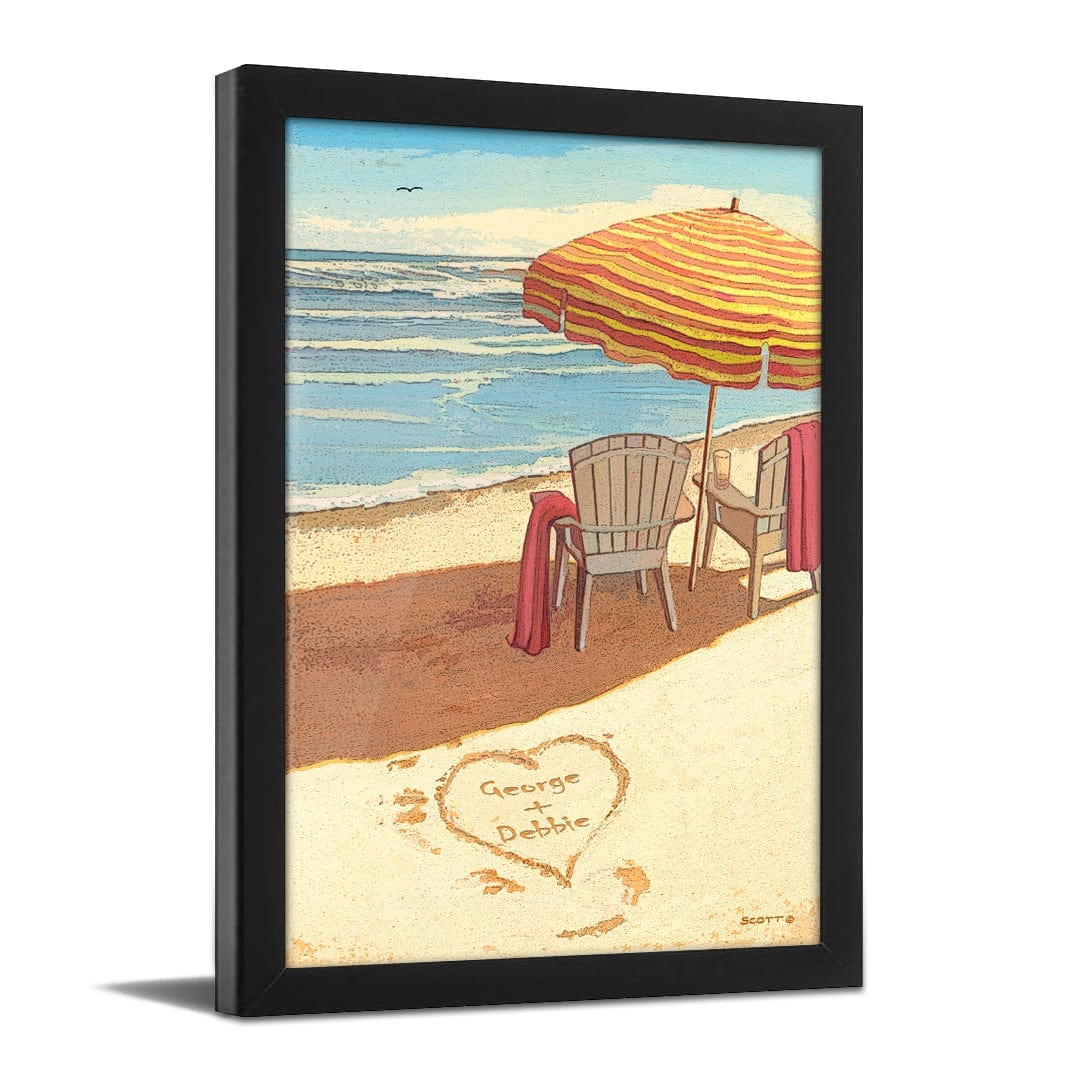 Personal-Prints art 11&quot;x14&quot; Framed Paper Print Sea Breeze