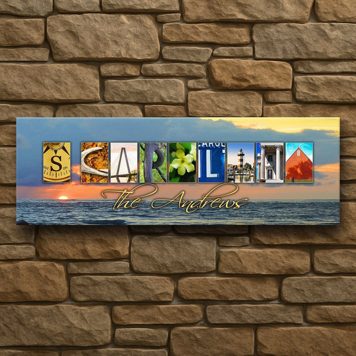 Personal-Prints art SOUTH CAROLINA - State Name Art