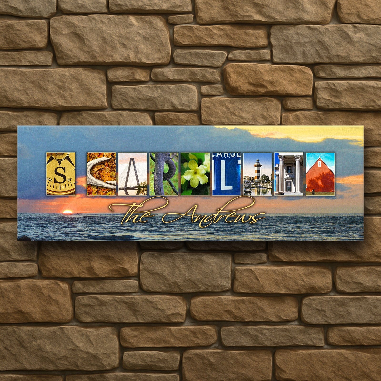 Personal-Prints art SOUTH CAROLINA - State Name Art
