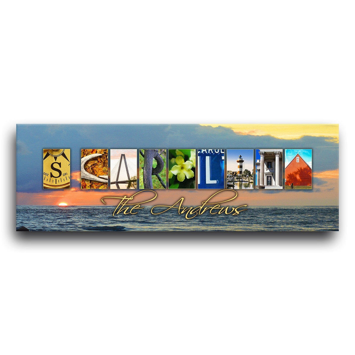 Personal-Prints art SOUTH CAROLINA - State Name Art