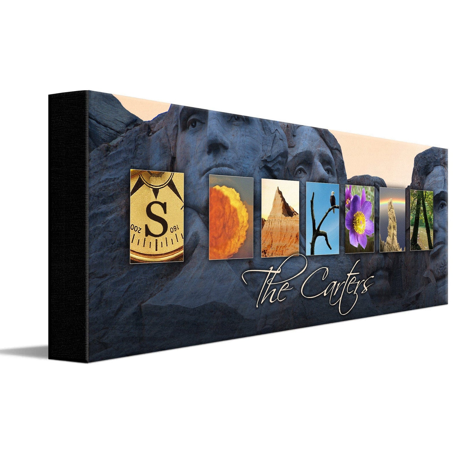 Personal-Prints art SOUTH DAKOTA - State Name Art