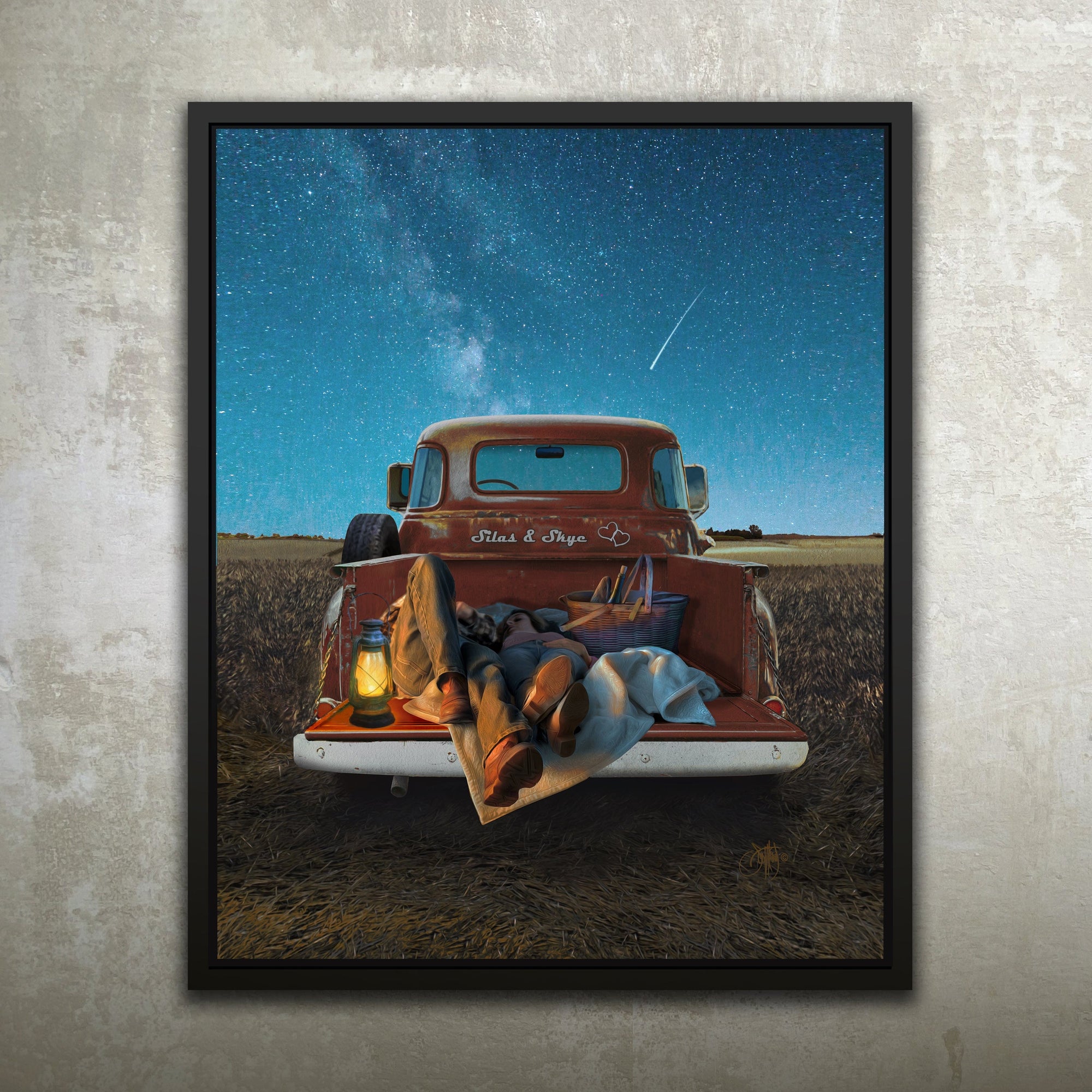 Personal-Prints art Stargazers | Personalized 1954 Chevy